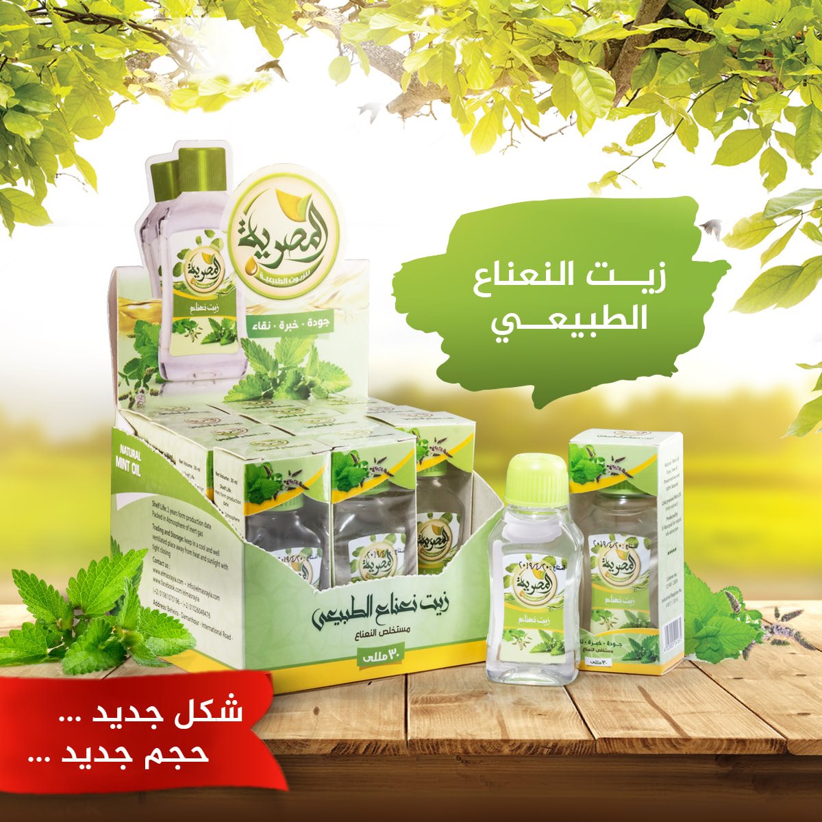 زيت النعناع الطبيعي 30مللي