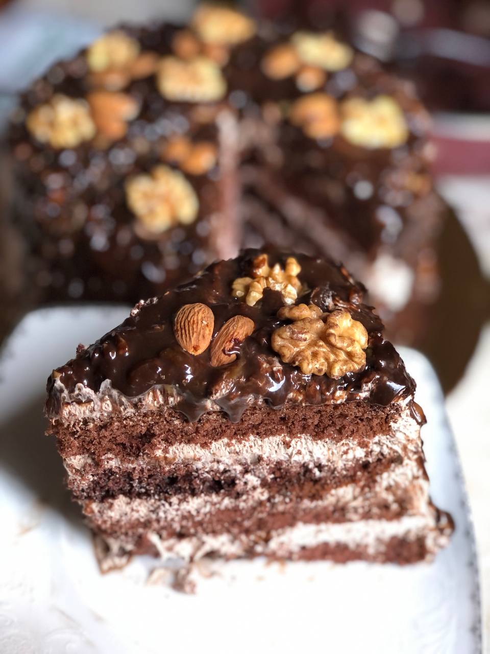 دقيق اسبونش كيك شكولاته